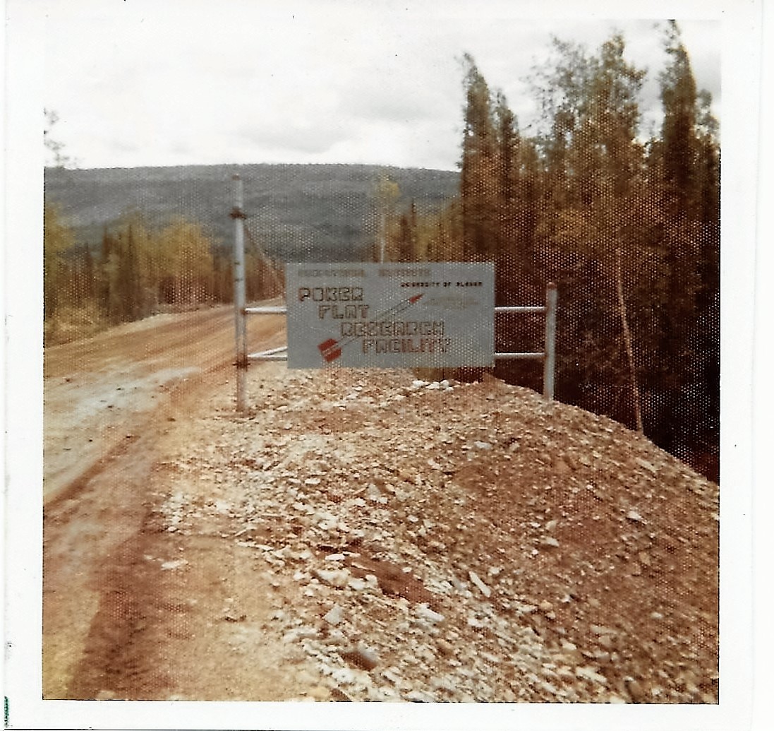 Poker Flat Entrance Sign